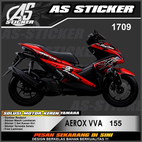 Jual A Stiker Decal Yamaha Aerox Vva Fullbody Laminasi Glossy