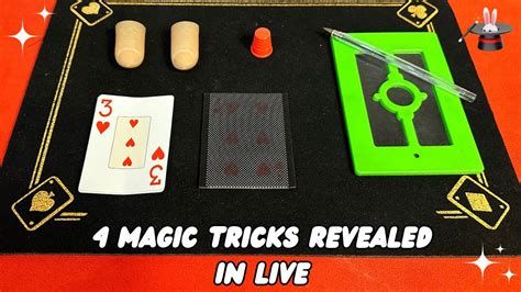 Amazing Tricks Revealed In Live Magic Tricks Magictricksvideos