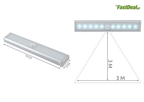 Lampka LED Z Wbudowanym Czujnikiem Ruchu I Zmierzchu