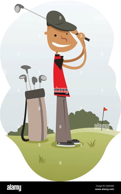 Golfer Cartoon Hi Res Stock Photography And Images Alamy