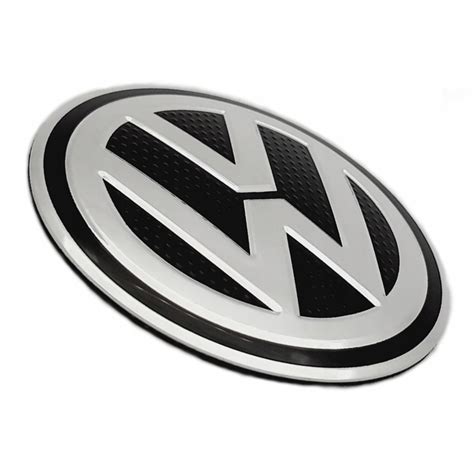 EMBLEMAT LOGO NALEPKA NAKLEJKA VW 56 Mm CZAR CARBO VwCarbo56czarny Za 6