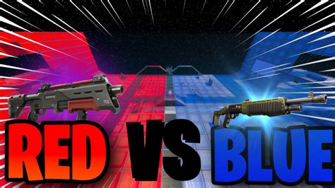 Insane Red Vs Blue 🔴🔵 4309 7503 6162 By Mrblixz Fortnite Creative Map Code Fortnitegg