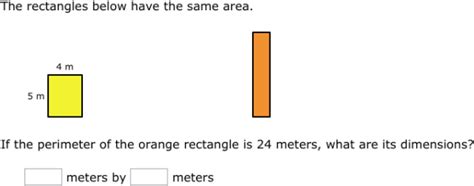 Ixl Relationship Between Area And Perimeter Rd Grade Math