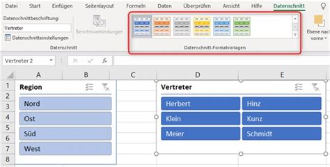 Excel Filtern Mit Datenschnitten PCS Campus