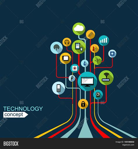 Technology Concept Vector Photo Free Trial Bigstock