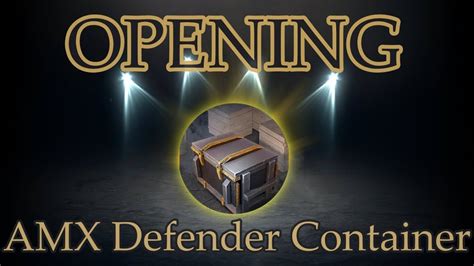 WoT Blitz Opening AMX Defender Container YouTube