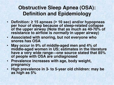 Ppt Using The Pathophysiology Of Obstructive Sleep Apnea Osa To