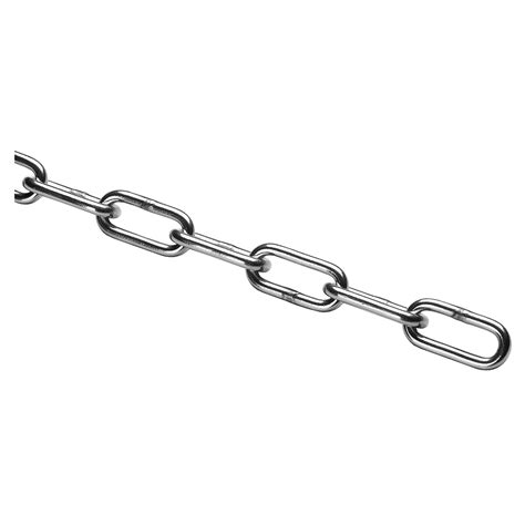 CATENA DIN 763 Ø 6x42 mm 30 m ACCIAIO INOX AISI 316 PORTATA 600 kg