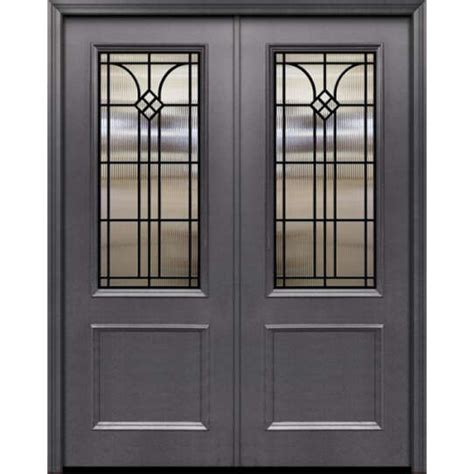 ESWDA 64x96 Exterior 96in ThermaPlus Steel Cantania 1 Panel 2 3 Lite