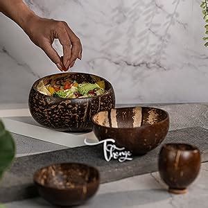 Thenga Coconut Bowl Combo Set 900 ML 500 ML 200 ML 150 ML 4 Bowls