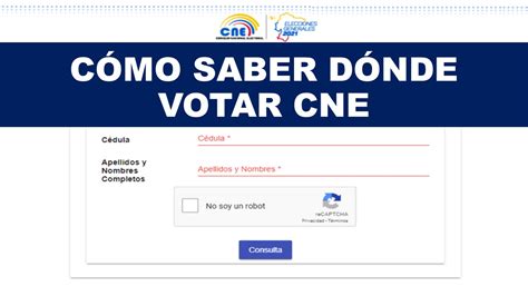 ¿cómo Saber Dónde Votar 2024 Consultasec Noticias