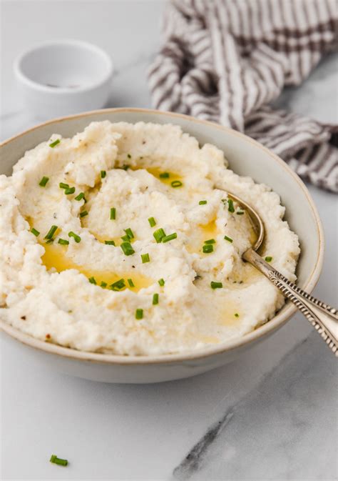 Boursin Mashed Cauliflower The Dinner Bite