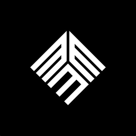 MMM letter logo design on black background. MMM creative initials ... 