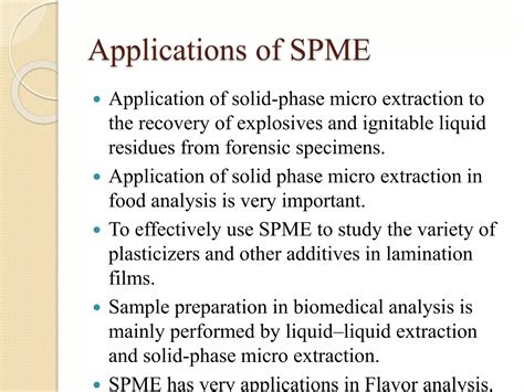 Solid Phase Micro Extraction Ppt