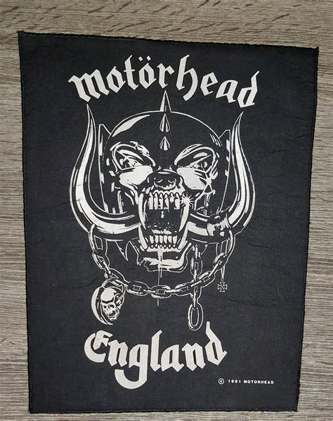 Motorhead England Backpatch Whispersofdeath