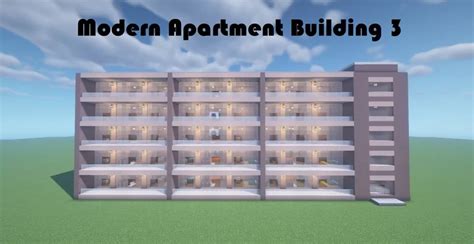 Modern Apartment Building 3 Minecraft Map