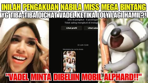 INILAH PENGAKUAN NABILA MISS MEGA BINTANG KE YOLO INE YG TIBA TIBA