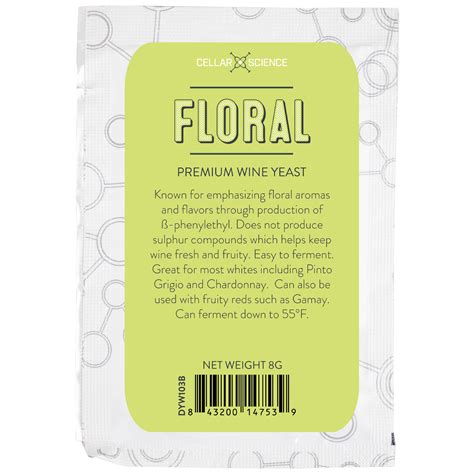 FLORAL Dry Wine Yeast – Cellar Science 