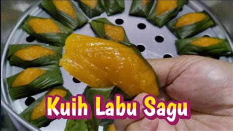 Kuih Labu Sagu Ala Thai Pumpkin Sago Kueh Youtube