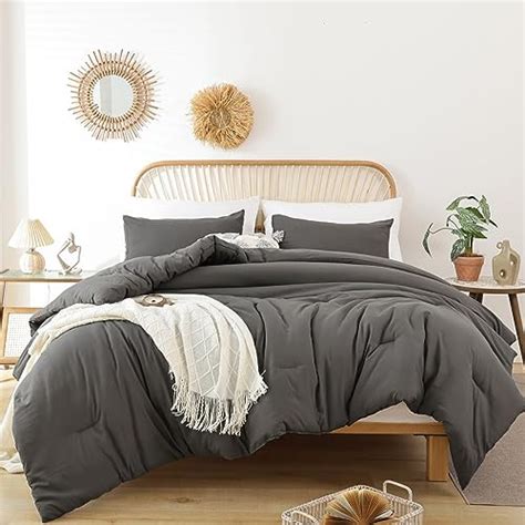 I Tried The Dark Grey Queen Comforter Set And Here S Why It S My New