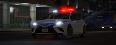 Generic Police Toyota Camry Fivem Ready Js Car Mods