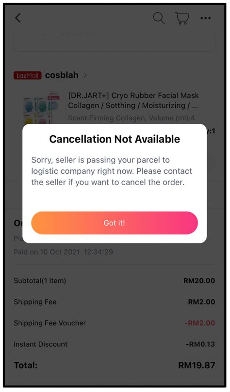 Seller Cancellation How To Cancel My Order In Lazada Ginee