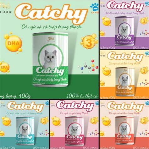 Pate Cho Mèo Catchy Lon 400g Shopee Việt Nam