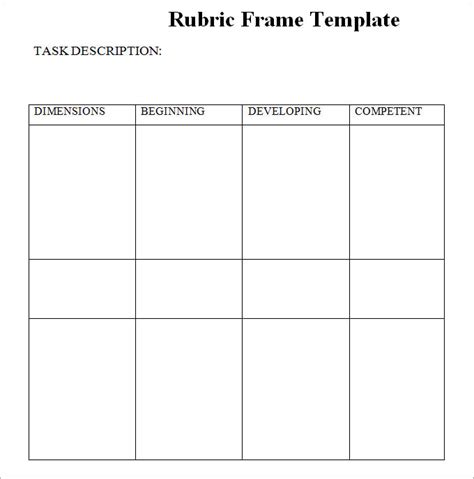 Excel Hiring Rubric Template Rubric Template 47 Free Word Excel