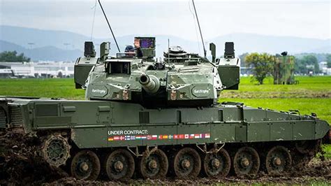 Kmw Shows Leopard 2a7 Tank With Trophy Aps In The Czech Republic