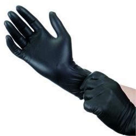 Black nitrile gloves - PMU