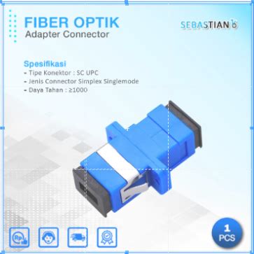 Jual Ecer Adapter Sc Upc Fiber Optic Connector Adaptor