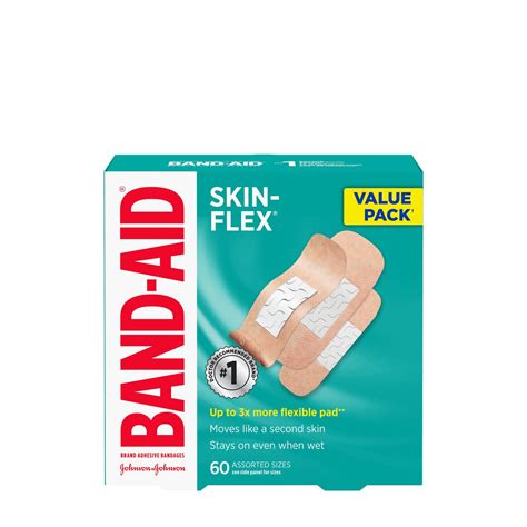 Band Aid Brand Adhesive Bandages For Cuts And Scrapes Skin Flex