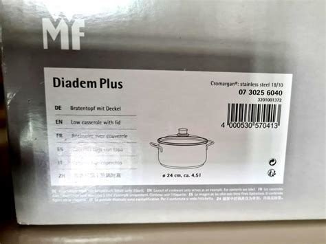 Wmf Diadem Low Casserole With Lid Cm Furniture Home