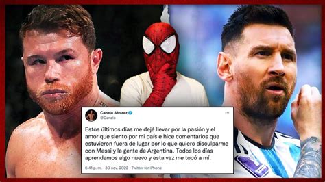 Canelo Pide Disculpas A Leo Messi Menos Mal Que Me Ha Hecho Caso