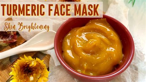 Diy Turmeric Face Mask For Bright Clear Glowing Skin Homemade Recipe