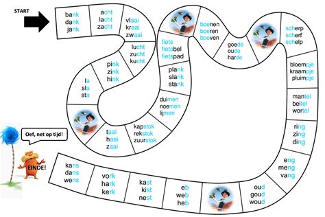 Race Lezen Groep Dobbelsteenlezen Groep Taal Actief Thema Leren