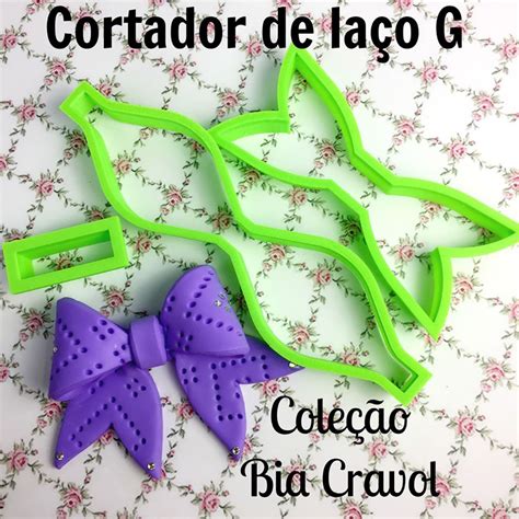 Cortador Laço G coleção Bia Cravol Shopee Brasil