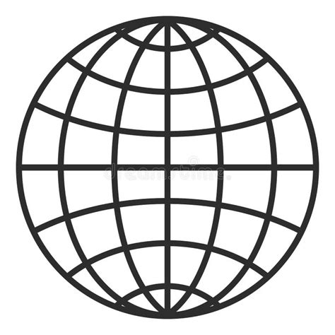 World Globe Vector Grid