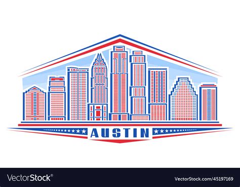 Austin Royalty Free Vector Image - VectorStock