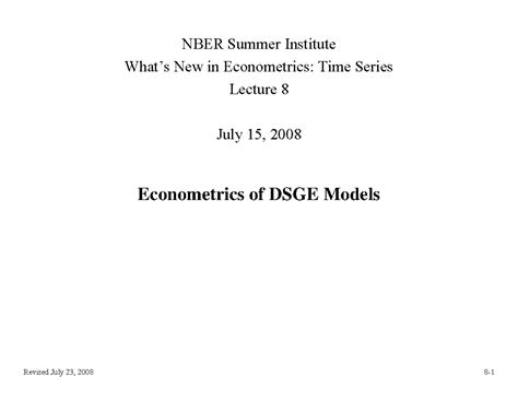 Nber Summer Institute Ginnie Jessalin