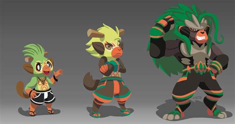 Artstation Grookey Evolution