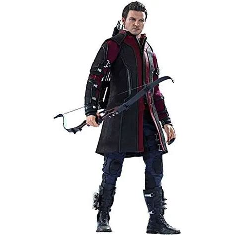 Marvel Avengers Endgame Hawkeye Collectible Figure Deluxe Version Hot Toys ToyWiz