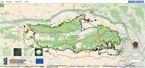 Puszcza Kampinoska I Kampinoski Park Narodowy Mapy Mi D I Spichlerz