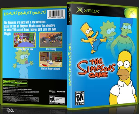 The Simpsons Game Xbox Box Art Cover By Rexthedinosoar