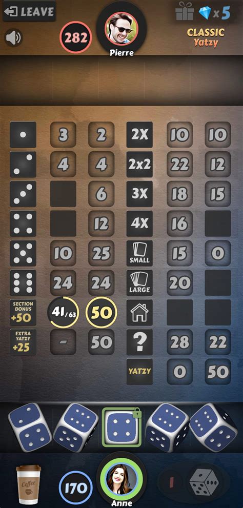 Yatzy Offline Dice Games Para Android Descargar