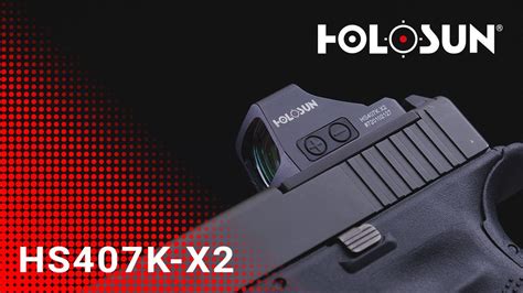 Holosun Dot Sight CLASSIC HS407K X2 YouTube