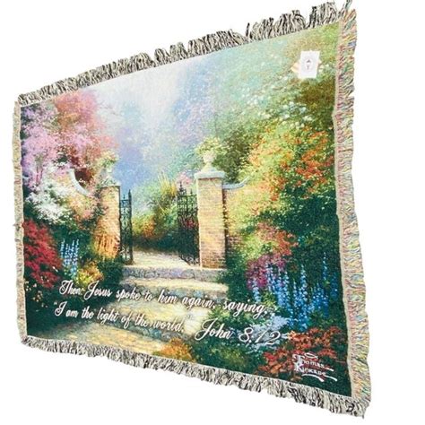 Thomas Kinkade Bedding Thomas Kinkade Victorian Garden Tapestry