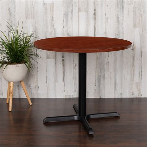 Flash Furniture 36 Round Multi Purpose Conference Table In Cherry