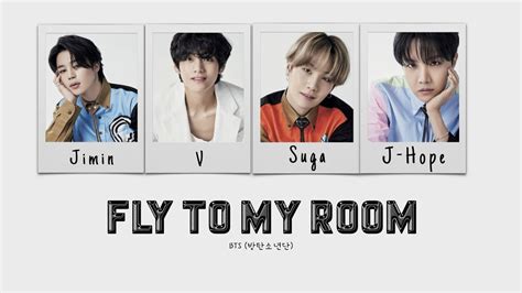 Bts Fly To My Room Lyrics Color Coded Youtube