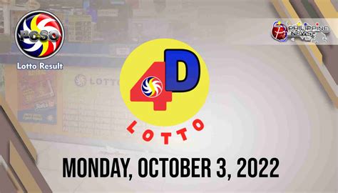 D Lotto Result Today Monday October Official Pcso Lotto Result